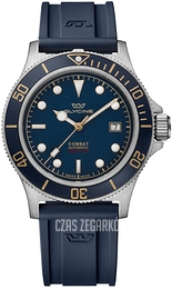 Glycine Combat Sub Niebieski/Guma Ø42 mm GL0327
