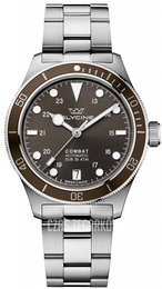 Glycine Combat Sub Szary/Stal Ø36 mm GL0338