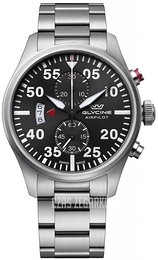 Glycine Airpilot Chrono Czarny/Stal Ø44 mm GL0355