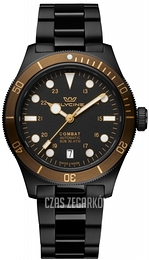 Glycine Combat Sub Czarny/Stal Ø39 mm GL0409