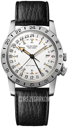 Glycine Airman Biały/Skóra Ø40 mm GL0467