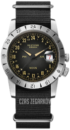 Glycine Airman Czarny/Skóra Ø40 mm GL0478