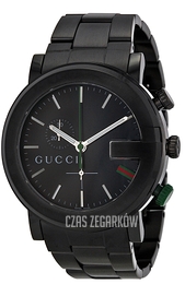 Gucci G Chrono Czarny/Stal Ø44 mm YA101331