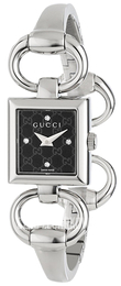 Gucci 120 SQ Czarny/Stal YA120507