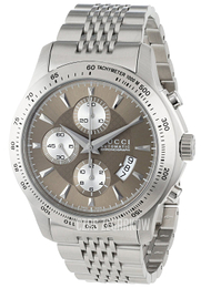 Gucci 126 XL Brązowy/Stal Ø44 mm YA126213