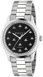 Gucci G-Timeless Czarny/Stal Ø42 mm YA126283