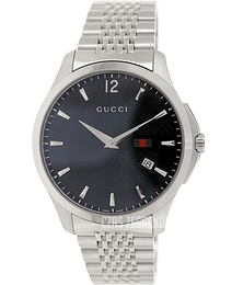 Gucci 126 LG Czarny/Stal Ø40 mm YA126309