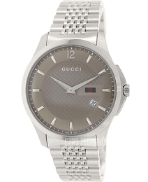 Gucci 126 LG Brązowy/Stal Ø40 mm YA126310