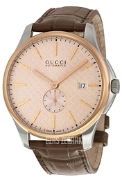 Gucci G-Timeless Różowe złoto/Skóra Ø40 mm YA126314