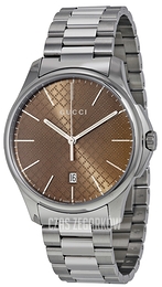 Gucci G-Timeless Brązowy/Stal Ø40 mm YA126317