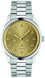 Gucci G-Timeless Żółte złoto/Stal Ø42 mm YA126378