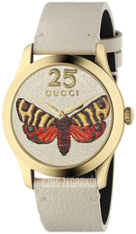 Gucci G-Timeless Beżowy/Skóra Ø38 mm YA1264062