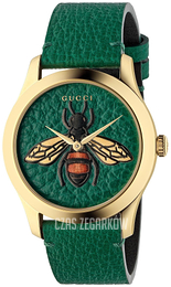 Gucci G-Timeless Zielony/Skóra Ø38 mm YA1264065