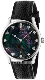 Gucci G-Timeless Czarny/Skóra Ø36 mm YA1264086