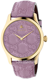 Gucci G-Timeless Purpurowy/Skóra Ø38 mm YA1264098