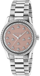 Gucci G-Timeless Różowy/Stal Ø38 mm YA1264165