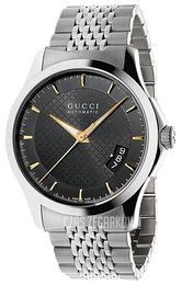 Gucci G-Timeless Czarny/Stal Ø38 mm YA126420