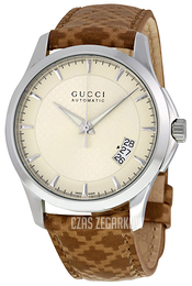 Gucci G-Timeless Beżowy/Skóra Ø38 mm YA126421