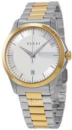 Gucci G-Timeless Srebrny/Stal w odcieniu złota Ø38 mm YA126450
