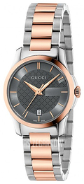 Gucci G-Timeless Szary/Stal w kolorze różowego złota Ø27 mm YA126527