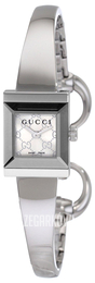 Gucci 128 SM Srebrny/Stal 14x14 mm YA128511