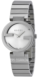 Gucci Interlocking Srebrny/Stal Ø29 mm YA133503