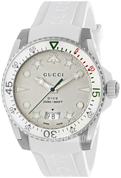 Gucci Dive Szary/Guma Ø40 mm YA136337