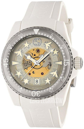 Gucci Dive Szkieletowa tarczy/Guma Ø40 mm YA136343