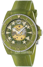 Gucci Dive Szkieletowa tarczy/Guma Ø40 mm YA136345