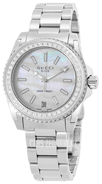 Gucci Dive Biały/Stal Ø32 mm YA136406