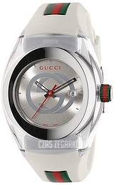 Gucci Srebrny/Guma Ø36 mm YA137302