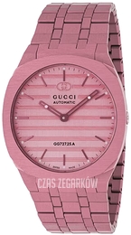 Gucci 25H Różowy/Stal Ø40 mm YA163314