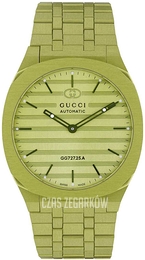 Gucci 25H Zielony/Stal Ø40 mm YA163316