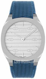 Gucci Srebrny/Skóra Ø38 mm YA163422