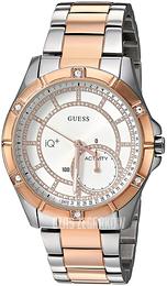 Guess Biały/Stal w kolorze różowego złota Ø37 mm C2002L3