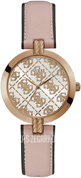 Guess Biały/Skóra Ø35.2 mm GW0027L2