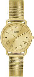 Guess Avery Żółte złoto/Stal w odcieniu złota Ø34 mm GW0031L2