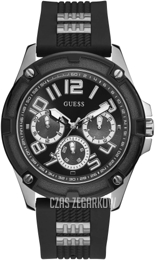 Guess Czarny/Stal Ø46 mm GW0051G1