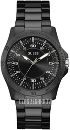 Guess Czarny/Stal Ø42 mm GW0207G2