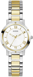 Guess Dawn Biały/Stal w odcieniu złota Ø34 mm GW0404L2