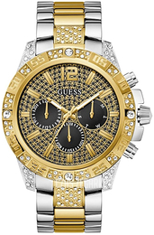 Guess Majestic Czarny/Stal w odcieniu złota Ø48 mm GW0796G3