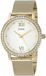 Guess Biały/Stal w odcieniu złota Ø40 mm U0766L2
