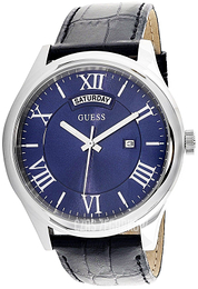 Guess Dress Niebieski/Skóra Ø44 mm U0792G1
