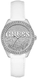 Guess Iconic Srebrny/Skóra Ø37 mm U0823L1