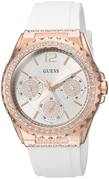 Guess Srebrny/Guma Ø45 mm U0846L5