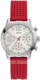 Guess Srebrny/Guma Ø42 mm U1025L2