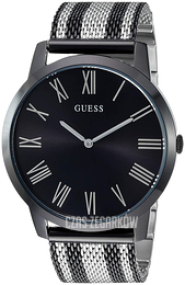 Guess Czarny/Stal Ø44 mm U1179G3