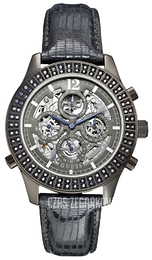 Guess Szary/Skóra Ø42 mm W0020L2