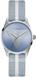 Guess Imprint Niebieski/Skóra Ø36 mm W0021L1
