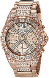 Guess Multifunction Różowe złoto/Stal w kolorze różowego złota Ø39 mm W0037L3